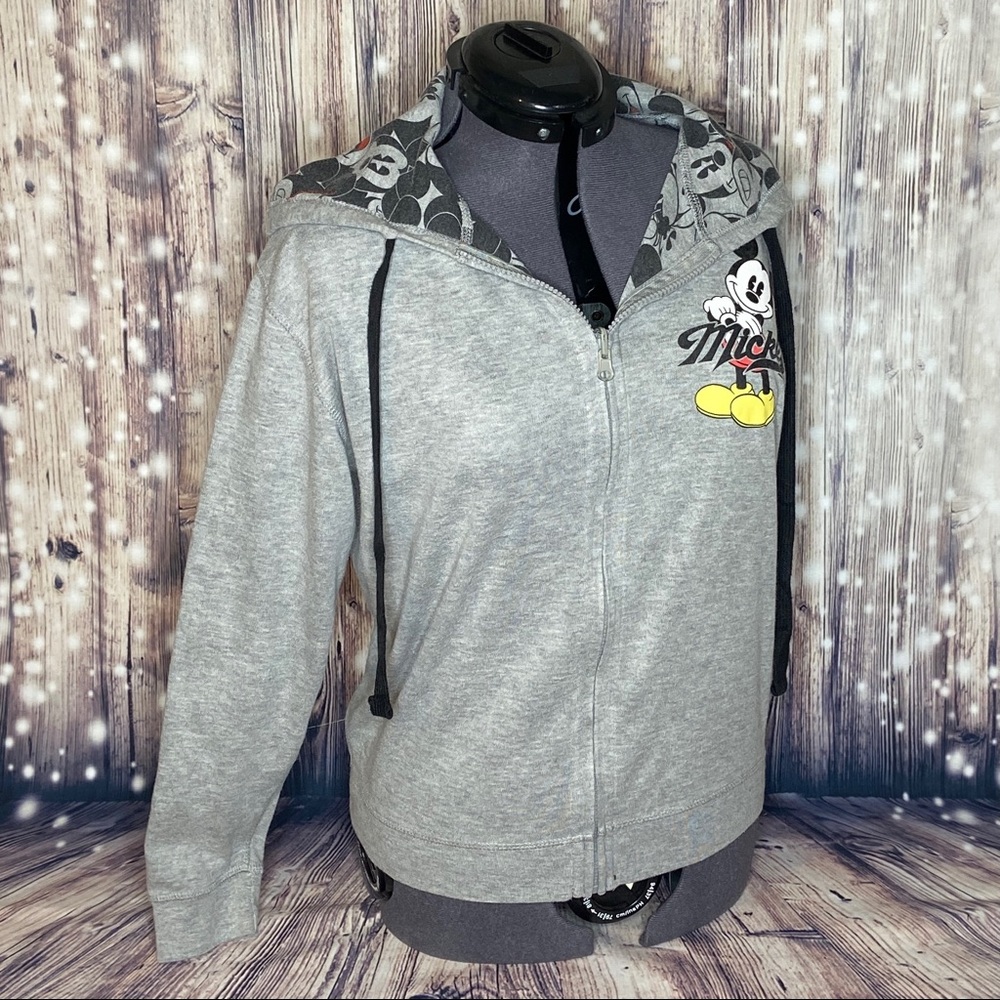 Mickey Mouse Reversible Zip Hoodie Juniors Small